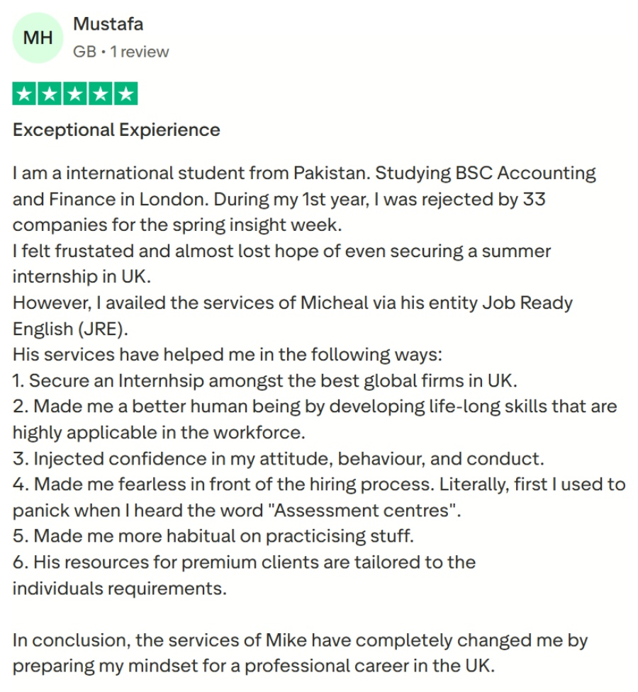 Student-review-1 Students Interview Coaching