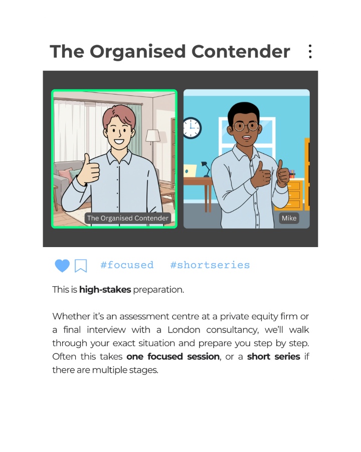 The-Organised-Contender-2-1 Students Interview Coaching
